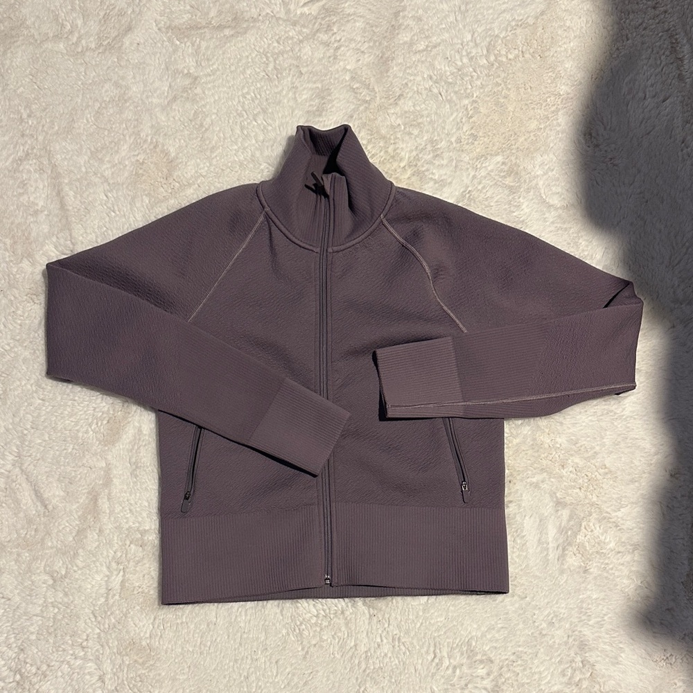 End state full zip dusky lavender